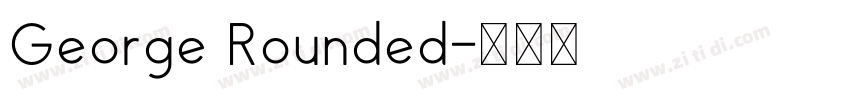 George Rounded字体转换
